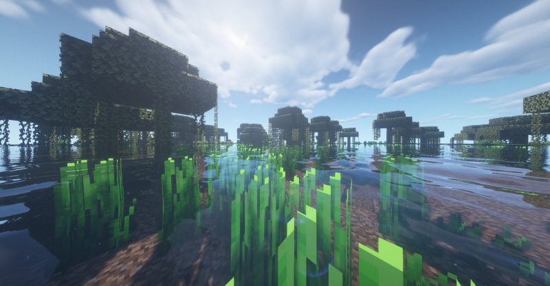 video games, Minecraft, digital, shaders, simple, 1080P, landscape