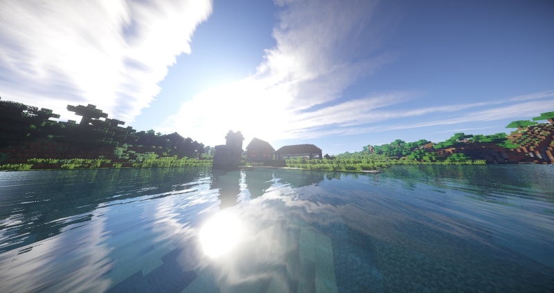 lake, day, water, built structure, travel destinations, cloud - sky, tranquility, tree, lens flare, architecture, connection, shaders, scenics - nature