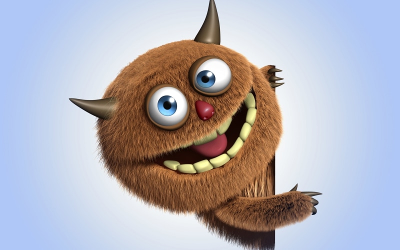 3d, monster, cartoon, 2K, funny