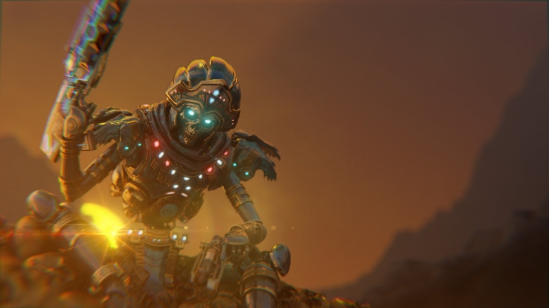 Apex Legends, 4K, skull, video game art, robot, Revenant
