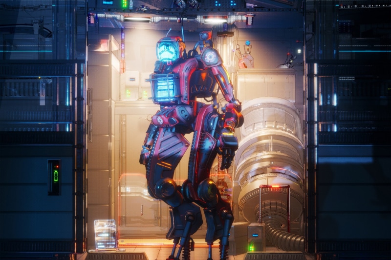 digital art, science fiction, robot, 1080P, machine, Apex Legends, Pathfinder