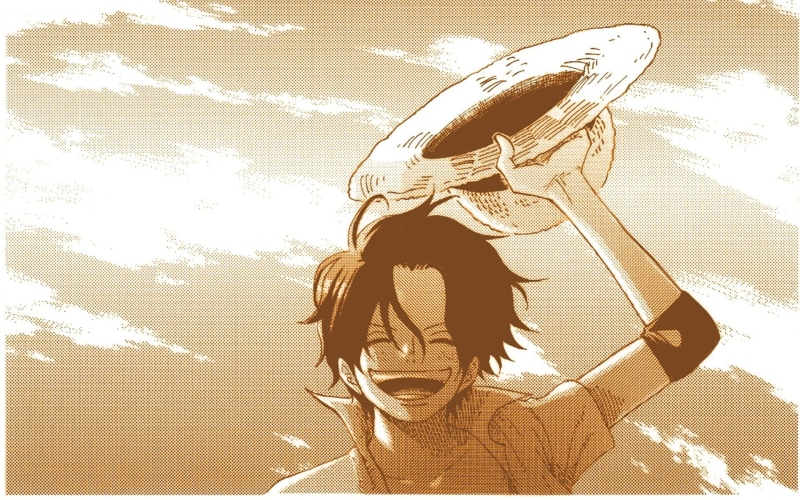 sculpture, sky, Portgas D. Ace, cloud - sky, shadow, low angle view, luffy, real people, 1080P, anime, arts culture and entertainment, monkey, d, hairstyle