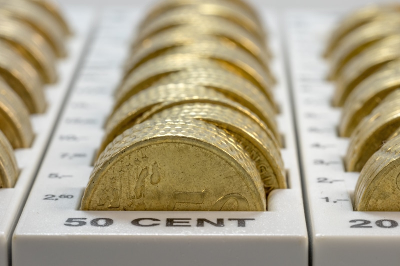 currency, large group of objects, money, coin, 4K, metal, full frame, selective focus, checkout, bank, business, close-up, coins, number, text, investment