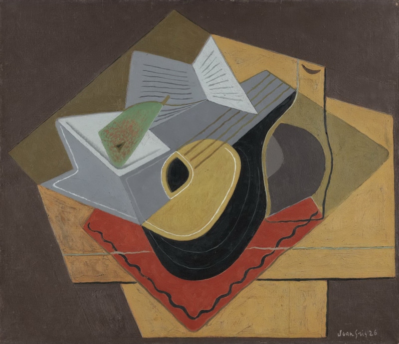 1080P, Juan Gris, Black mandolin, cubism, 1926