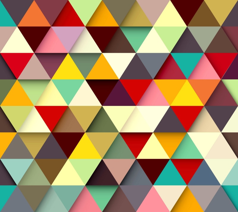 1080P, triangle, pattern, texture, paint