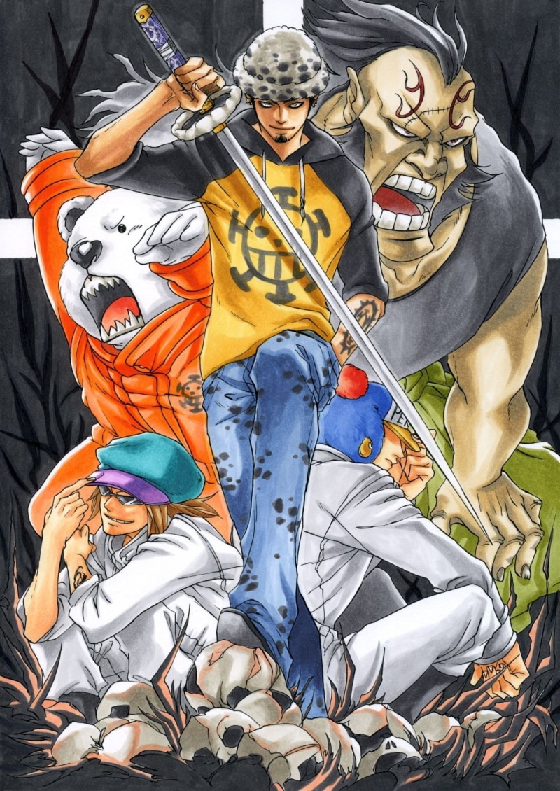 hd, piece, 720P, law, art, one, trafalgar, anime, x, Trafalgar Law, one piece