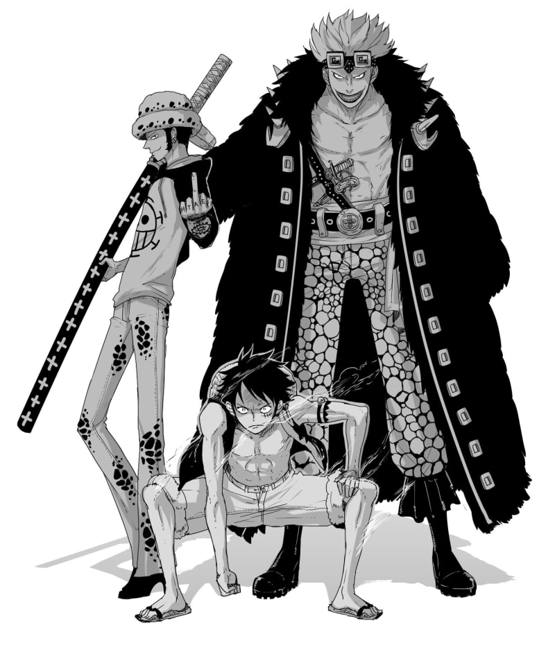 hd, trafalgar, law, one piece, art, anime, 720P, Trafalgar Law, one, piece, x