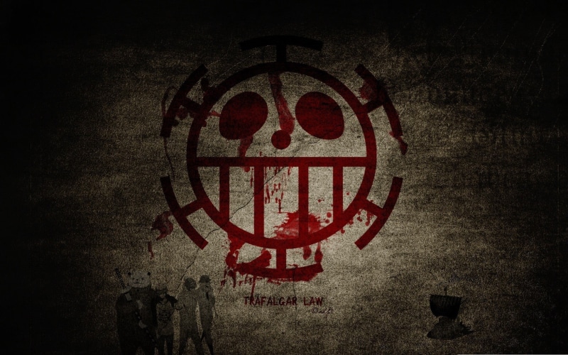 dirt, forbidden, symbol, shape, circle, old, anime, weathered, One Piece, pirates, day, no people, wall, art and craft, wall - building feature, trafalgar