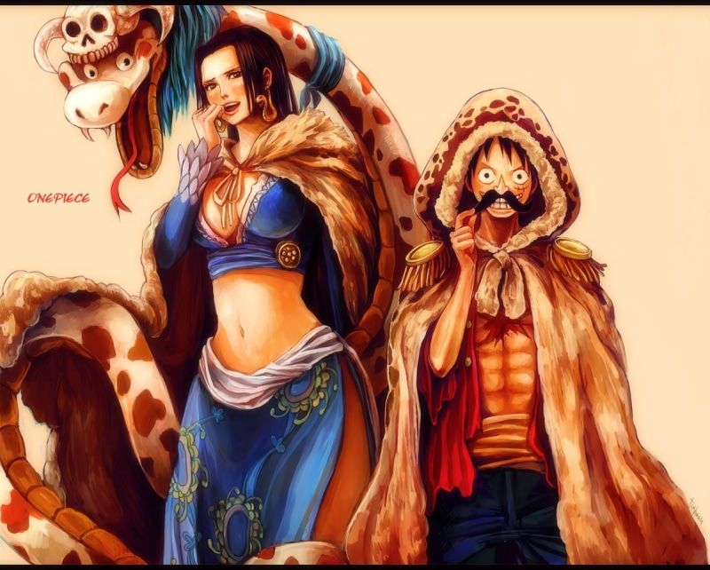 one piece, 480P, hancock, d, monkey, boa hancock, hd, boa, anime, art, luffy, x, piece, one