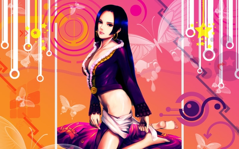one, hancock, boa hancock, one piece, anime, piece, x, art, hd, 720P, boa