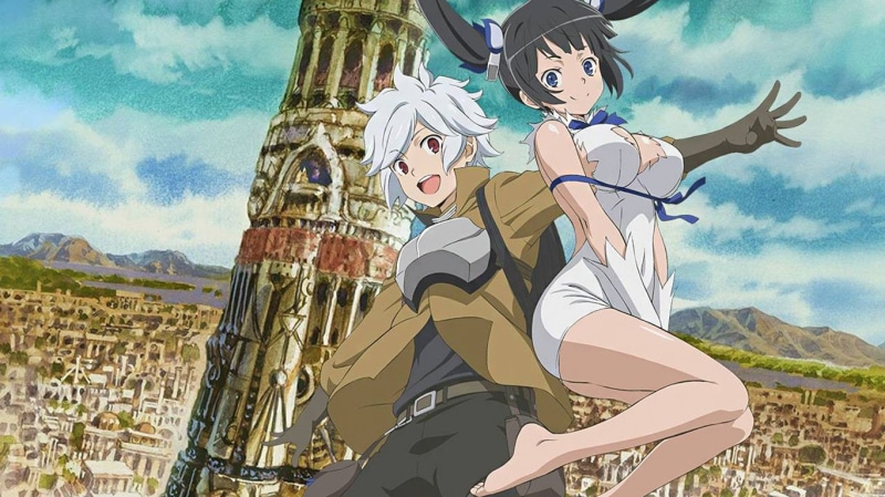 Anime, Is It Wrong to Try to Pick Up Girls in a Dungeon?, 720P, Bell Cranel, Hestia (DanMachi)