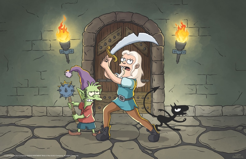 Luci (Disenchantment), Elfo (Disenchantment), Bean (Disenchantment), 5K, Disenchantment, Netflix TV Series