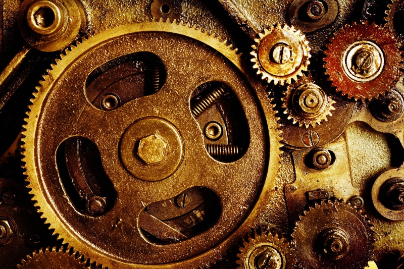 machine Part, ideas, backgrounds, macro, no People, cooperation, machine, connection, circle, concepts, clockworks, screw, complexity, clock, gears, wheel