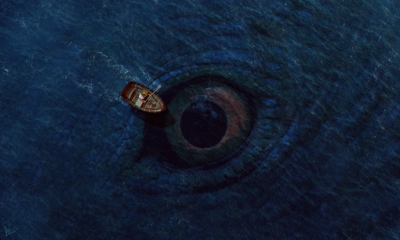outdoors, nut - fastener, brown, creature, waves, shape, metal, screw, no people, sea, eye, geometric shape, rusty, close-up, blue, animal themes, backgrounds