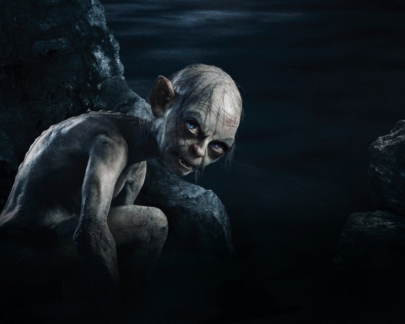The Hobbit An Unexpected Journey, Face, sculpture, one animal, Evil, Eyes, Gollum, horror, creativity, The Hobbit, Fantasy, Dark, Scary, mammal, Metro