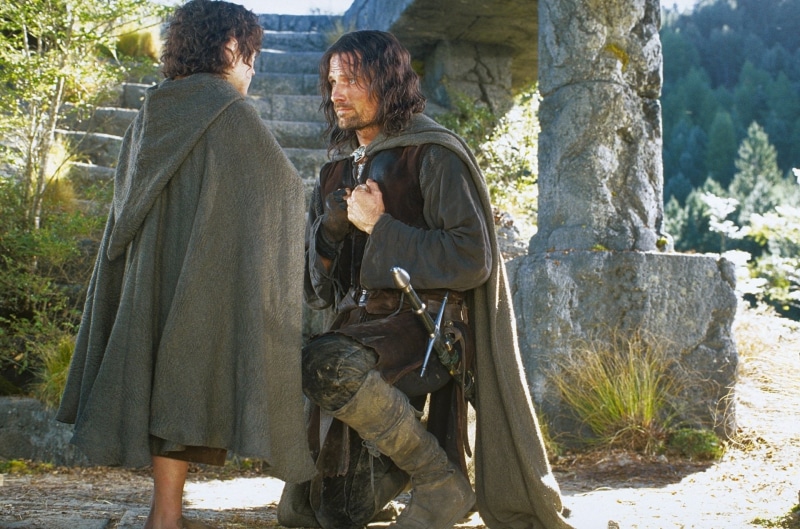 Elijah Wood, The Lord of the Rings, The Lord of the Rings: The Fellowship of the Ring, 1080P, Viggo Mortensen, Frodo Baggins, Aragorn