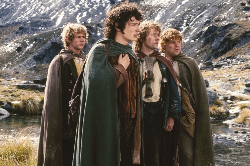 The Lord of the Rings, 1080P, Billy Boyd, Frodo Baggins, Dominic Monaghan, The Lord of the Rings: The Fellowship of the Ring, Sean Astin, Elijah Wood