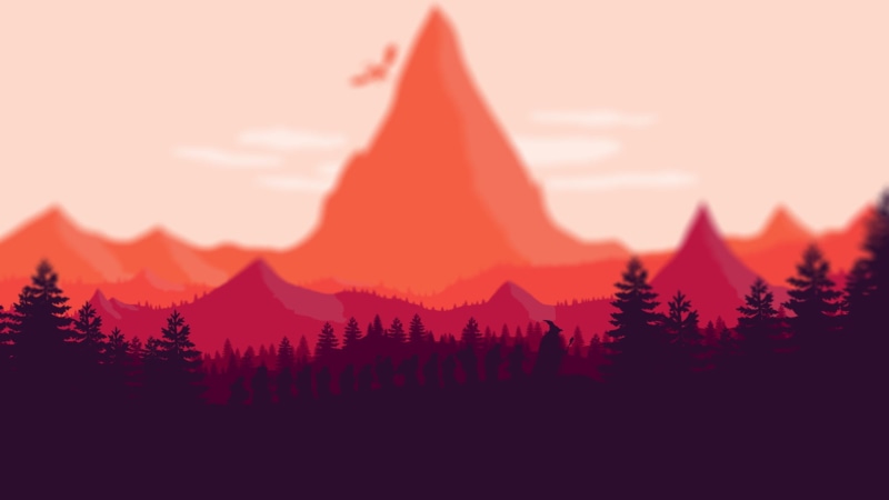 digital art, plant, land, pine woodland, scenics - nature, tree, The Hobbit: An Unexpected Journey, mountains, tranquil scene, coniferous tree, The Hobbit