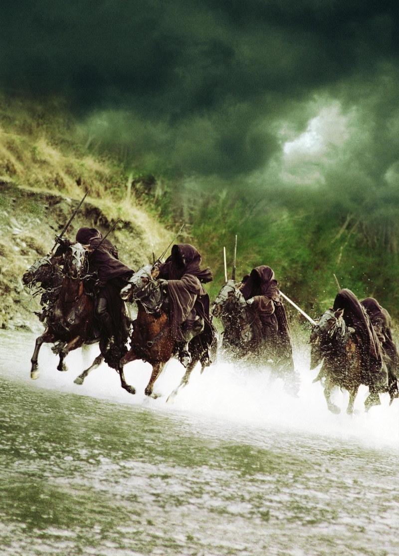 hd, lord, rivers, The Lord of the Rings, water, horses, ringwraith, fellowship, rings, nazgul, ring, art, animals, 2K