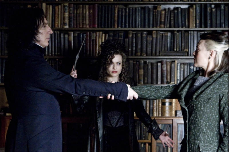 Bellatrix Lestrange, Harry Potter and the Half-Blood Prince, Harry Potter, 1080P, Severus Snape