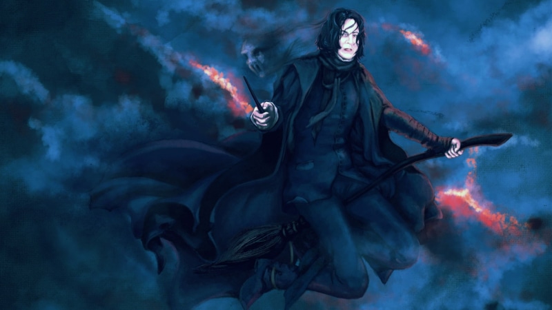 magic, fantasy, potter, harry, snape, witch, dark, 1080P, severus, people, men