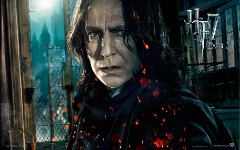 males, looking at camera, one person, adult, focus on foreground, Professor of potions, emotion, close-up, Alan rickman, young adult, headshot, Severus snape