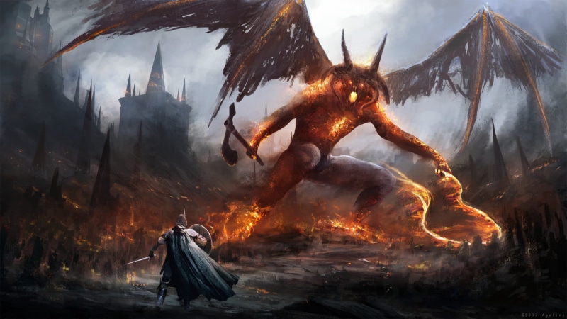 The Lord of the Rings, Balrog (Lord Of The Rings), 1080P, Lord of the Rings, Knight, Battle