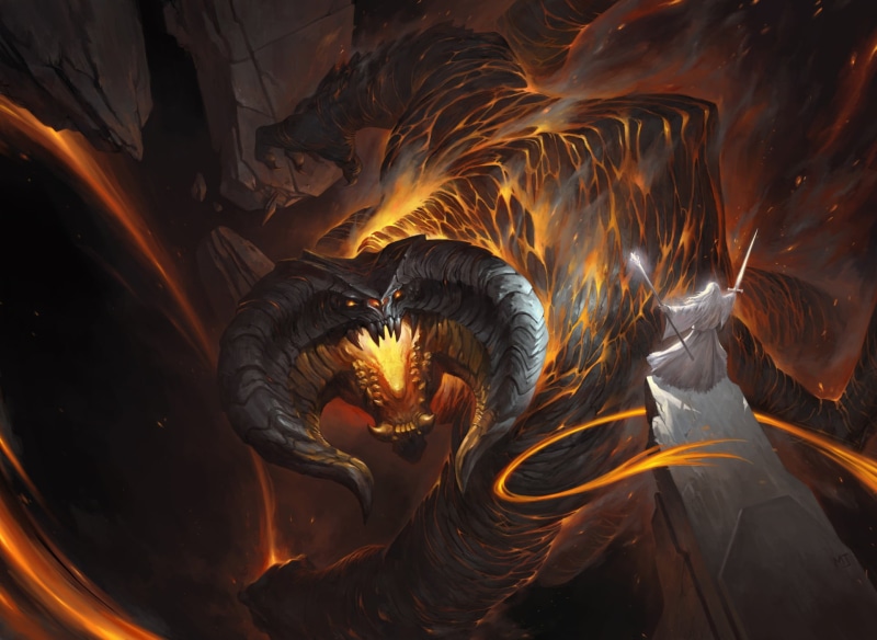 Gandalf, Balrog (Lord Of The Rings), The Lord of the Rings, Lord of the Rings, 1080P