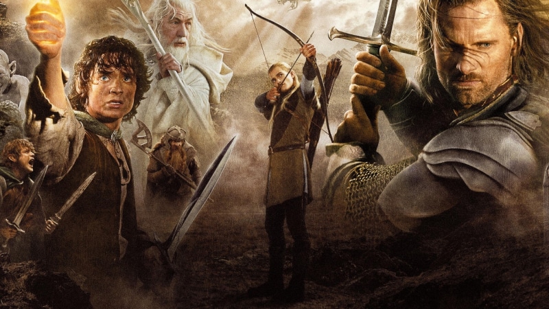 fighting, The Lord Of The Rings, Viggo Mortensen, gandalf, Gimli, weapon, knight - person, arts culture and entertainment, Frodo Baggins, aggression, military