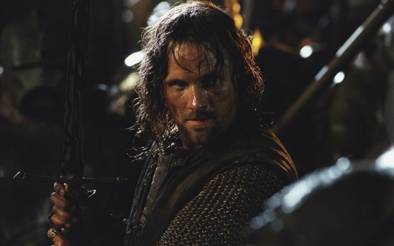 brunettes, movies, lord, swords, viggo, warriors, rings, mortensen, men, 2K, aragorn, towers
