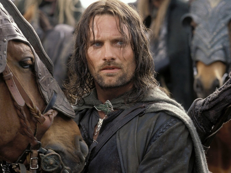 looking at camera, day, headshot, lord, elessar, mortensen, real people, clothing, warriors, king, front view, lifestyles, portrait, adult, social issues