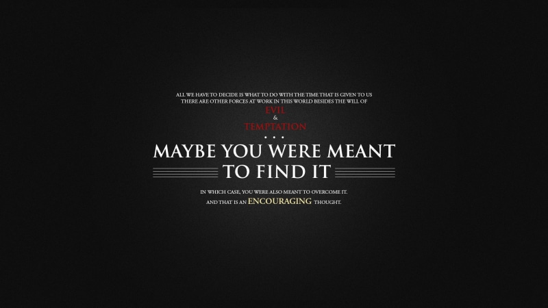 quote, minimalism, J. R. R. Tolkien, Gandalf, 1080P, typography