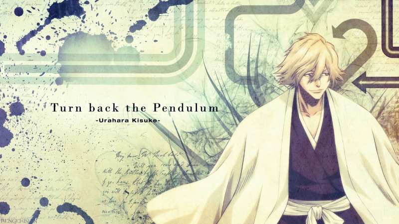 text, built structure, religion, 1080P, representation, anime, standing, adult, real people, art and craft, men, Bleach, people, spirituality, Urahara Kisuke