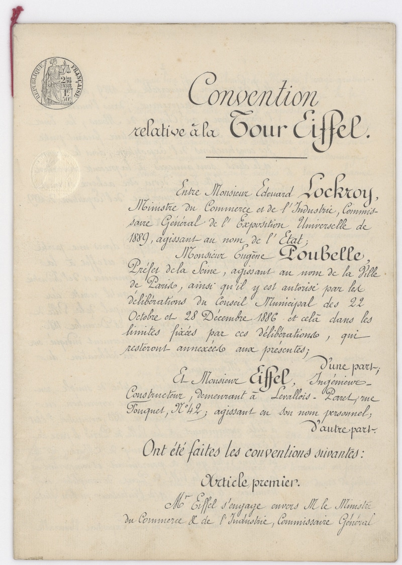 mail, message, document, communication, text, represented by édouard lockroy, old, postage stamp, january 8 1887, 4K, former official document, the city of paris