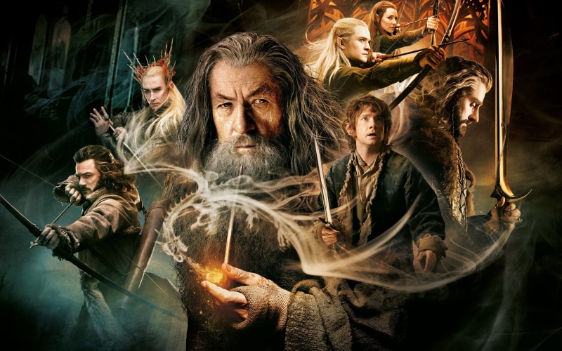 Hobbit, 2014, Desolation, 2K, Movie, Smaug