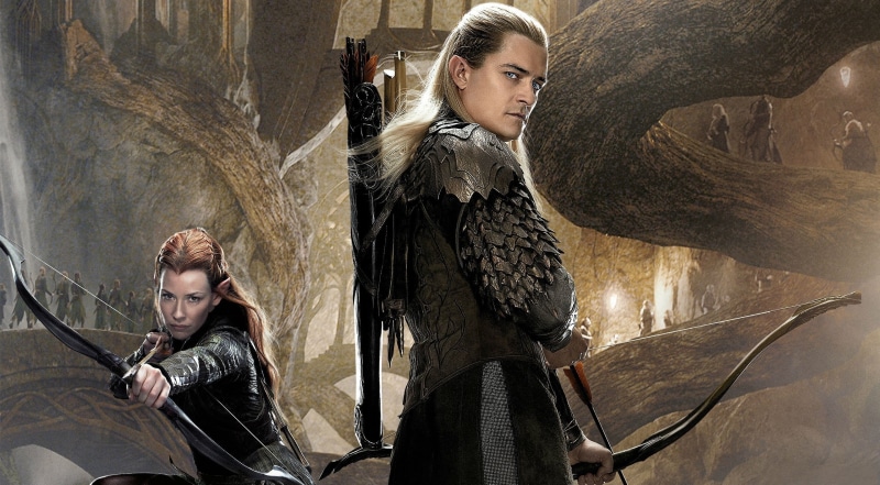 females, hd, beautiful people, elegance, people, fur, Orlando Bloom, Hobbit, Movies, 2K, warm clothing, young women, architecture, looking