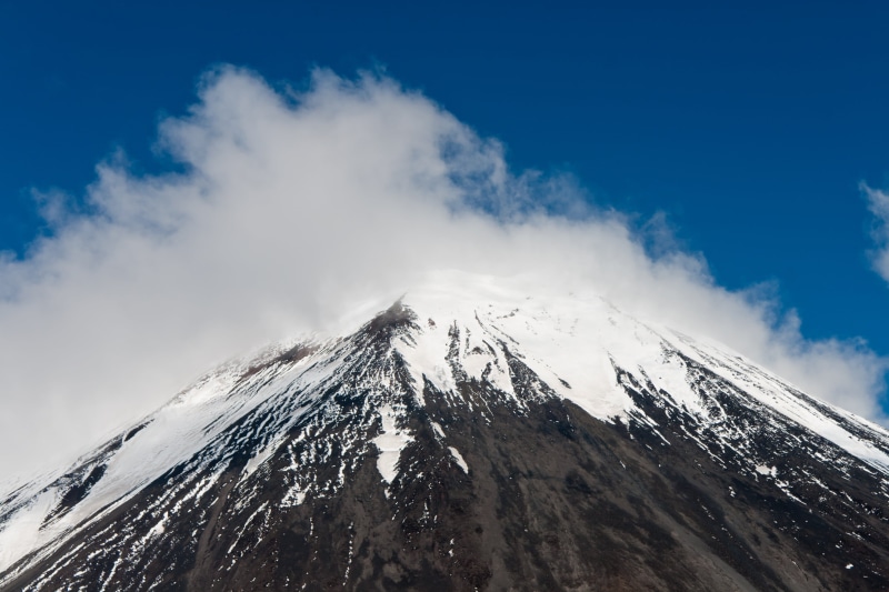 ngauruhoe, honeymoon, winter, Tongariro National Park, National Park  New Zealand, Mount Ngauruhoe, 4K, clouds, Tongariro Alpine Crossing, vacation, Peak  mountain