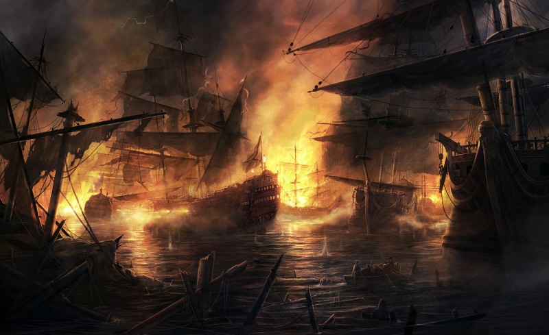 night, industry, battle, 1080P, heat - Temperature, light - Natural Phenomenon, abstract, ruined, shipwreck, accidents and disasters, glowing, flame, orange Color