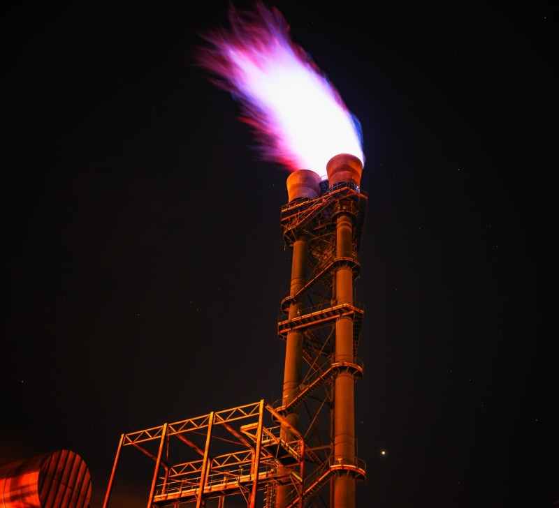 plant, copy space, built structure, 4K, glowing, smoke - physical structure, architecture, motion, fire, metal, industry, steel mill, power, refinery