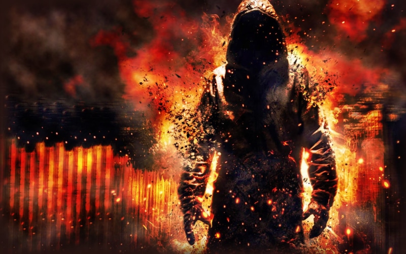 orange color, man, glowing, people, firework, arts culture and entertainment, burning, fire, smoke - physical structure, particle, heat - Temperature, sign