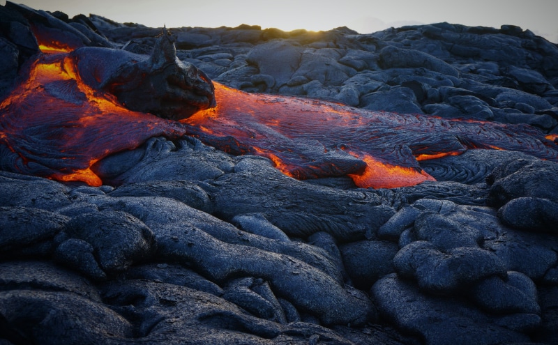 formation, black, 4K, beauty in nature, solid, rock - object, mountain, orange, coming, physical geography, power, gray, orange color, molten, heat - temperature