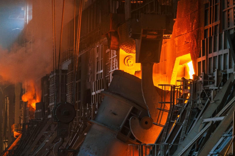 melting, russia, industrial building, indoors, 4K, cherepovets, factory, plant, iron, orange color, nature, burning, industry, metallurgy, molten, glowing