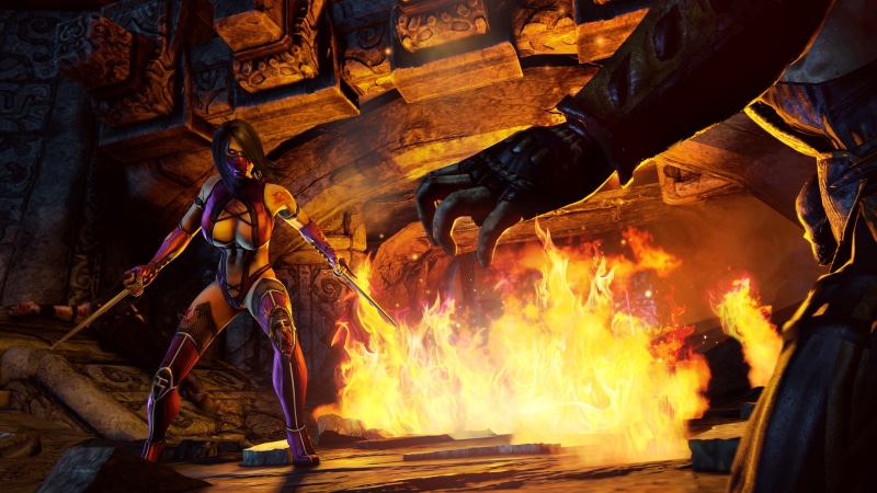 mortal kombat, group, yellow, craftsperson, heat - Temperature, smoke - Physical Structure, occupation, Mileena, melting, metal, flame, industry, league