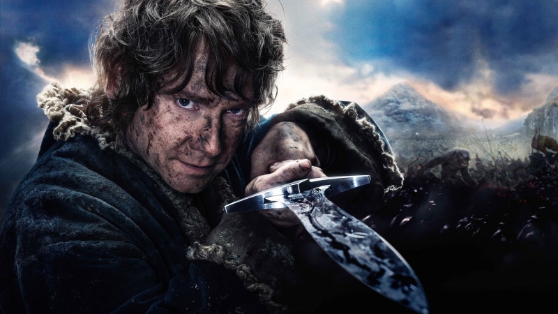 nature, one person, Bilbo Baggins, wavy hair, movies, males, adult, sword, sky, beard, cloud - sky, headshot, 1080P, mid adult, mature men, men, warm clothing