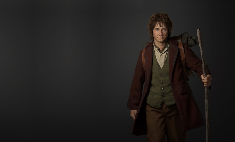 Bilbo Baggins, John. R. R. Tolkien, 2K, illustration, character, fantasy, Yichen Gu, rendering, the hobbit, art