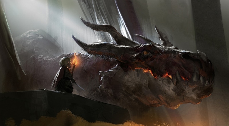 hobbit, baggins, 720P, smaug, fantasy, the hobbit, bilbo, dragon, bilbo baggins, fantasy art, art
