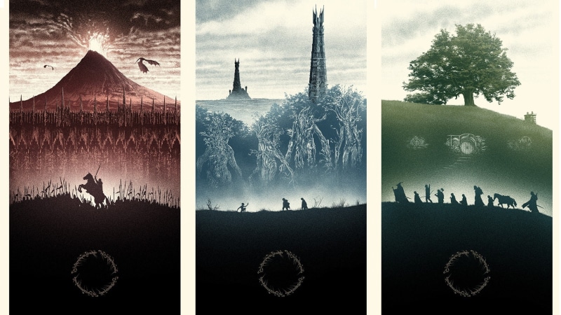 architecture, mordor, sky, built structure, The Lord Of The Rings, 1080P, The Shire, outdoors, building exterior, day, the past, tree, tower, spirituality