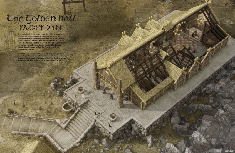 Rohan (Lord of the Rings), Lord of the Rings, The Lord of the Rings, Cross-Section, Meduseld (Lord of the Rings), 1080P