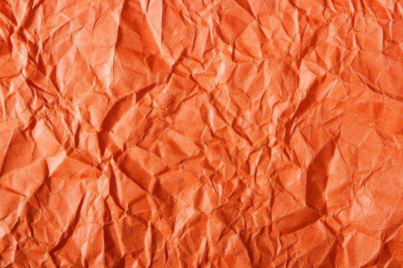 texture, recycling, orange color, indoors, brown, no people, paper bag, rough, backgrounds, macro, crease, white, close-up, crumpled paper, crumpled, scrap