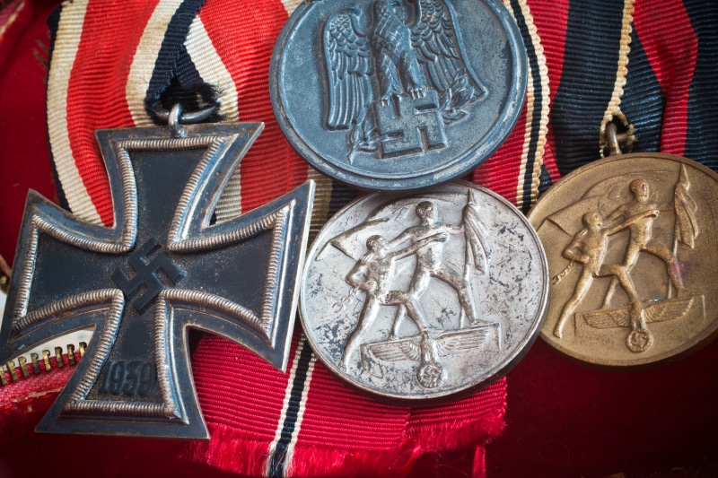 high angle view, still life, war, day, craft, red, finance, ancient, representation, history, Documentation, carving - craft product, creativity, backgrounds